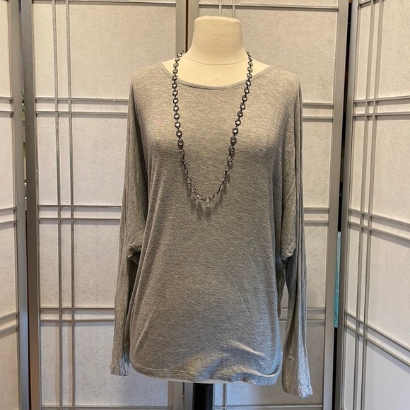 Zenana Signature Tops - "zenna" Gray Top - Size 2X